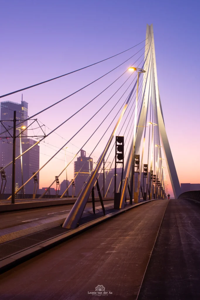 Leonie van der Aa | Photography | Diversen | Erasmusbrug Rotterdam Zonsopkomst